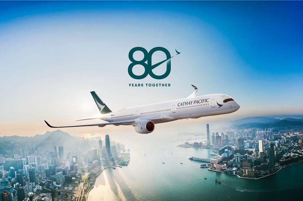 国泰航空品牌与周年纪念相关画面