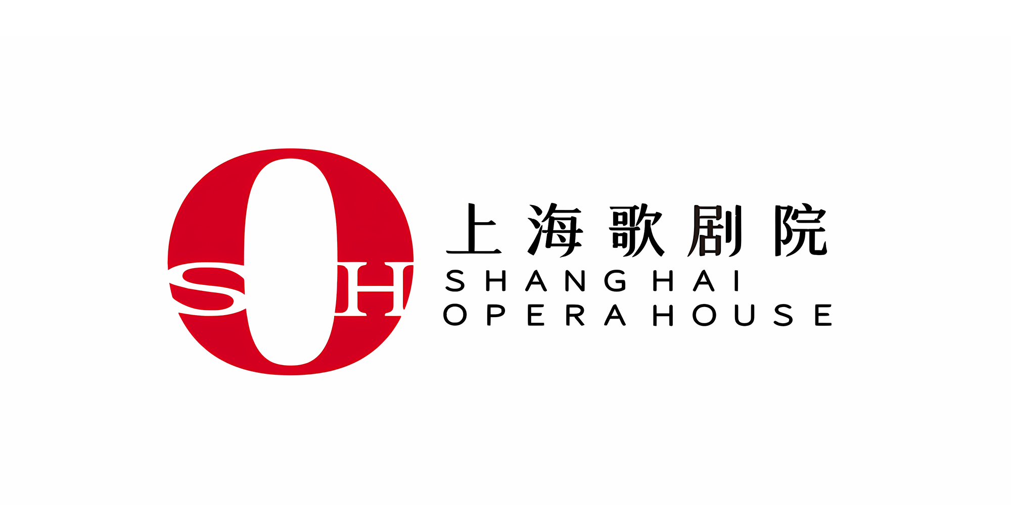 红色O与SH字母组合细节